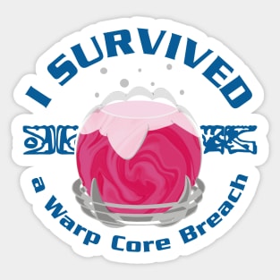 Warp Core Breach Sticker